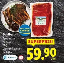 Lidl Dahlbergs Spareribs erbjuda