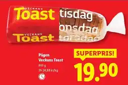 Lidl Pågen Veckans Toast erbjuda
