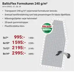 Erlandsons Brygga BalticFlex Formskuren 240 g/m² erbjuda