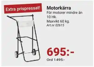 Erlandsons Brygga Motorkärra, SEK 695 erbjuda