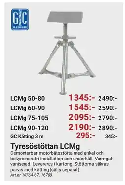 Erlandsons Brygga Tyresöstöttan LCMg erbjuda
