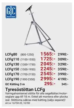 Erlandsons Brygga Tyresöstöttan LCFg erbjuda