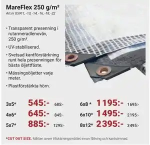 Erlandsons Brygga MareFlex 250 g/m² erbjuda