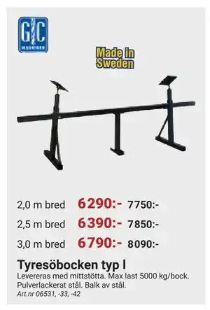 Erlandsons Brygga Tyresöbocken typ l erbjuda
