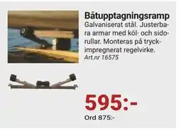Erlandsons Brygga Båtupptagningsramp, SEK 595 erbjuda