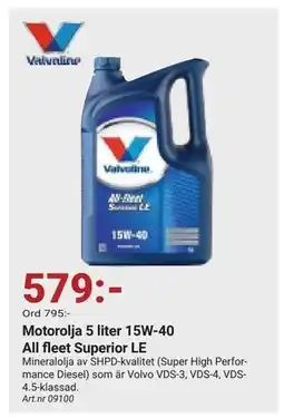Erlandsons Brygga Motorolja 5 liter 15W-40, SEK 579 erbjuda