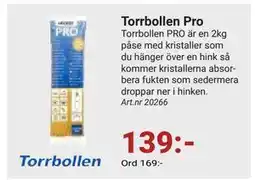 Erlandsons Brygga Torrbollen Pro, SEK 139 erbjuda