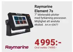 Erlandsons Brygga Raymarine Element 7s, SEK 4995 erbjuda