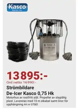 Erlandsons Brygga Strömbildare De-Icer Kasco 0,75 Hk, SEK 13895 erbjuda