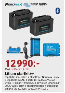 Erlandsons Brygga Litium startkit++, SEK 12990 erbjuda