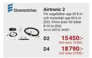 Erlandsons Brygga Airtronic 2 erbjuda