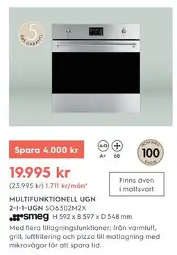 Electrolux Home MULTIFUNKTIONELL UGN 2-I-1-UGN, SEK 19995 erbjuda