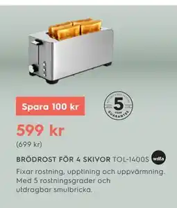 Electrolux Home BRÖDROST FÖR 4 SKIVOR, SEK 599 erbjuda