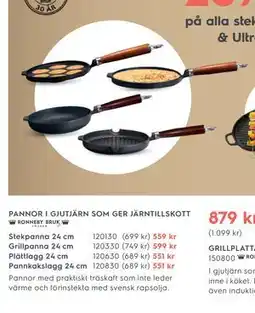 Electrolux Home PANNOR I GJUTJÄRN SOM GER JÄRNTILLSKOTT Stekpanna 24 cm erbjuda