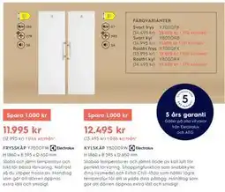 Electrolux Home KYLSKÅP, SEK 12495 erbjuda