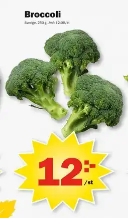 Pekås Broccoli, SEK 12 erbjuda