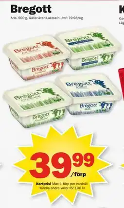 Pekås Bregott, Medlemspris erbjuda