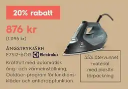 Electrolux Home ÅNGSTRYKJÄRN. E7SI2-6OG, SEK 876 erbjuda