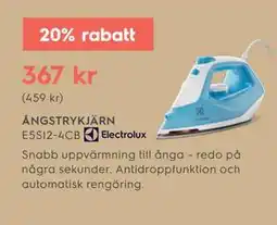 Electrolux Home ÅNGSTRYKJÄRN E5SI2-4CB, SEK 367 erbjuda