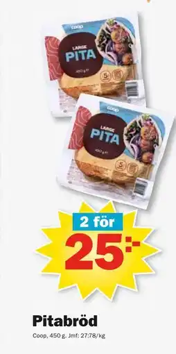 Pekås Pitabröd, SEK 25 erbjuda