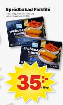 Pekås Sprödbakad Fiskfilé, SEK 35 erbjuda
