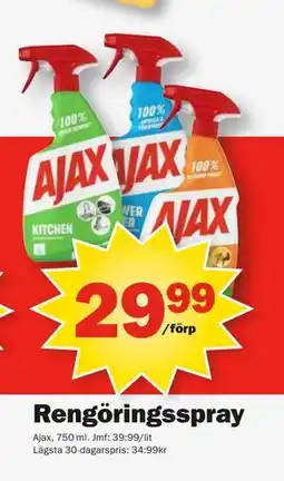 Pekås Rengöringsspray, SEK 29.99 erbjuda