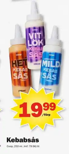 Pekås Kebabsås, SEK 19.99 erbjuda