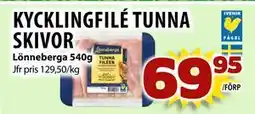 Matvärlden Tensta KYCKLINGFILÉ TUNNA SKIVOR, SEK 69.95 erbjuda