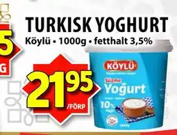 Matvärlden Tensta TURKISK YOGHURT, SEK 21.95 erbjuda