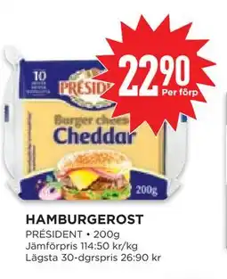 Willys Hemma HAMBURGEROST, SEK 22.9 erbjuda