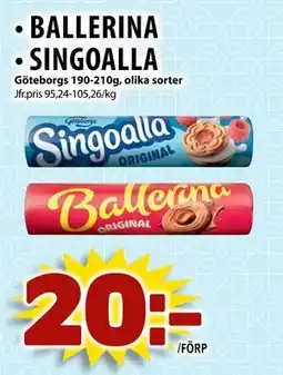 Matvärlden Tensta BALLERINA • SINGOALLA, SEK 20 erbjuda