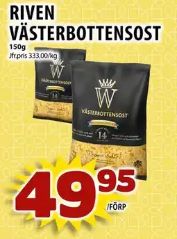 Matvärlden Tensta RIVEN VÄSTERBOTTENSOST, SEK 49.95 erbjuda