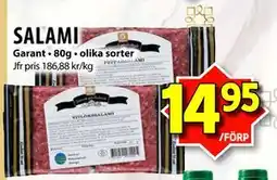 Matvärlden Tensta SALAMI, SEK 14.95 erbjuda