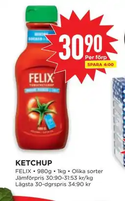 Willys KETCHUP, SEK 30.9 erbjuda