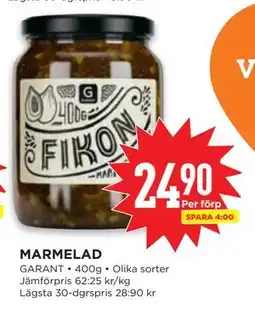 Willys MARMELAD, SEK 24.9 erbjuda