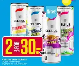 ÖoB CELSIUS ENERGIDRYCK, SEK 30 erbjuda