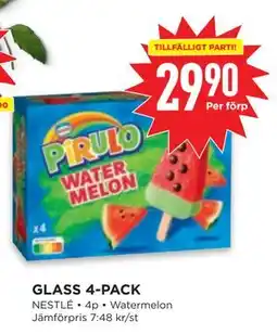 Willys GLASS 4-PACK, SEK 29.9 erbjuda