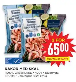 Willys RÄKOR MED SKAL, SEK 65 erbjuda