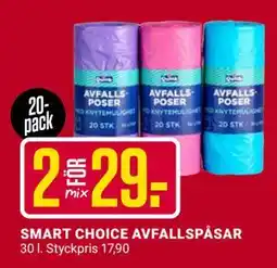 ÖoB SMART CHOICE AVFALLSPÅSAR, SEK 29 erbjuda