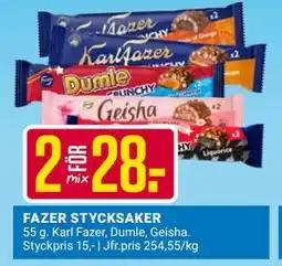 ÖoB FAZER STYCKSAKER, SEK 28 erbjuda