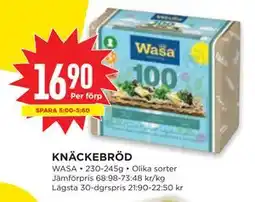 Willys KNÄCKEBRÖD, SEK 16.9 erbjuda