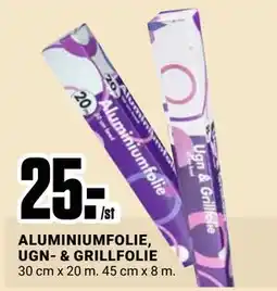 ÖoB ALUMINIUMFOLIE, UGN- & GRILLFOLIE, SEK 25 erbjuda