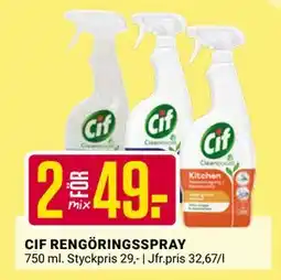 ÖoB CIF RENGÖRINGSSPRAY, SEK 49 erbjuda