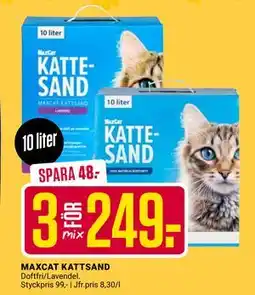 ÖoB MAXCAT KATTSAND, SEK 3249 erbjuda