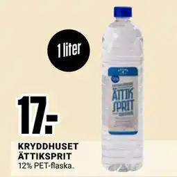 ÖoB KRYDDHUSET ÄTTIKSPRIT, SEK 17 erbjuda