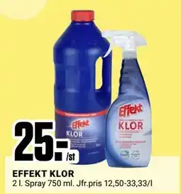 ÖoB EFFEKT KLOR, SEK 25 erbjuda