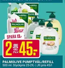ÖoB PALMOLIVE PUMPTVÅL/REFILL, SEK 45 erbjuda