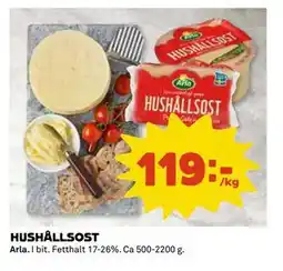 Coop Daglivs HUSHÅLLSOST, SEK 119 erbjuda
