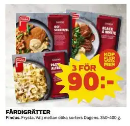 Coop Daglivs FÄRDIGRÄTTER, SEK 90 erbjuda
