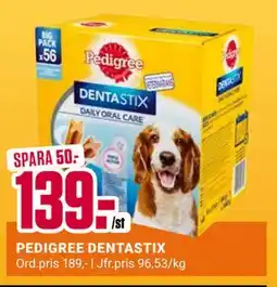 ÖoB PEDIGREE DENTASTIX, SEK 139 erbjuda